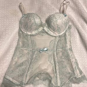 Victoria’s Secret white bustier
